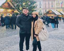 The star visited Prague on the festive season in December of 2019.